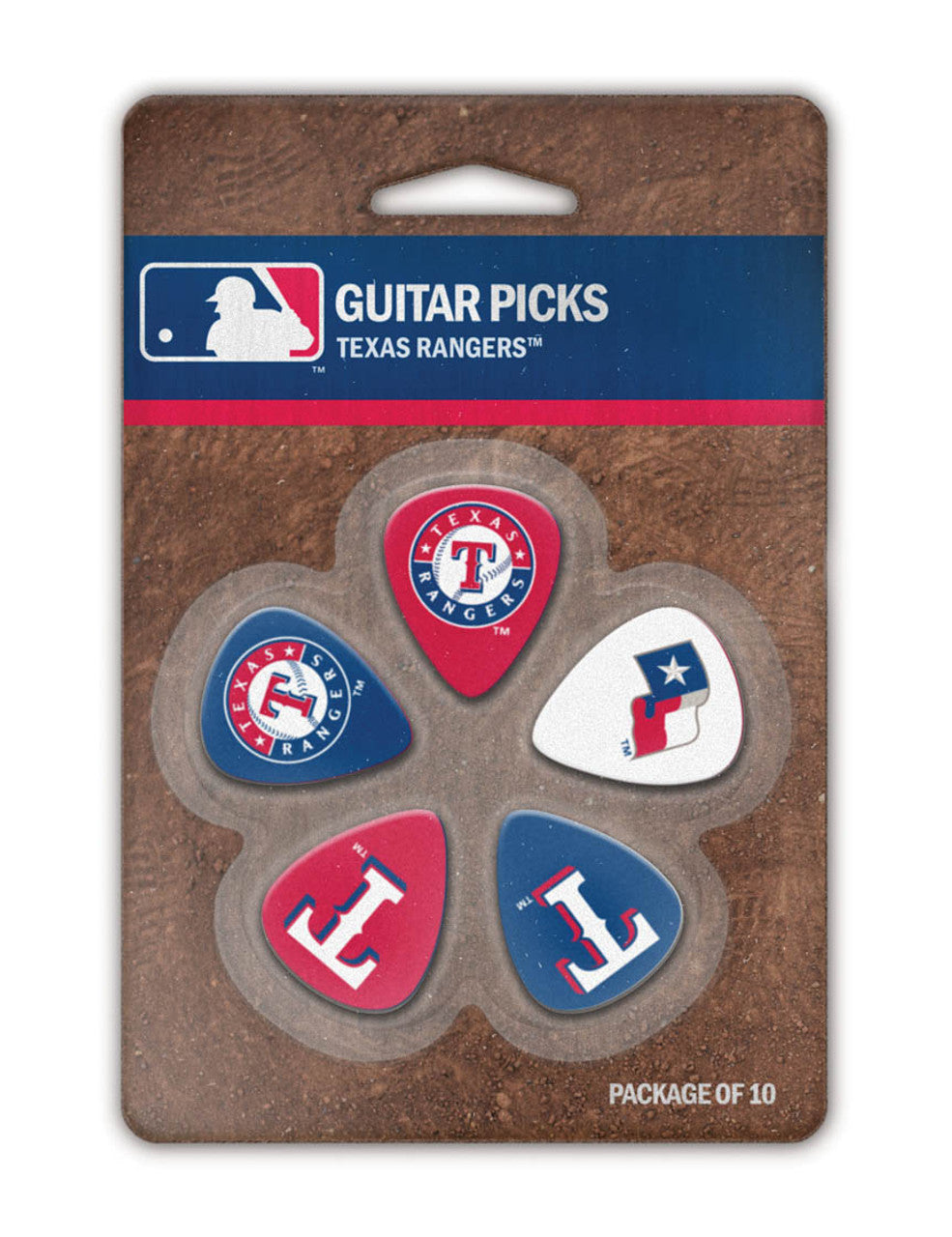 MLB Team Licensed Guitar Picks- Pack of 10