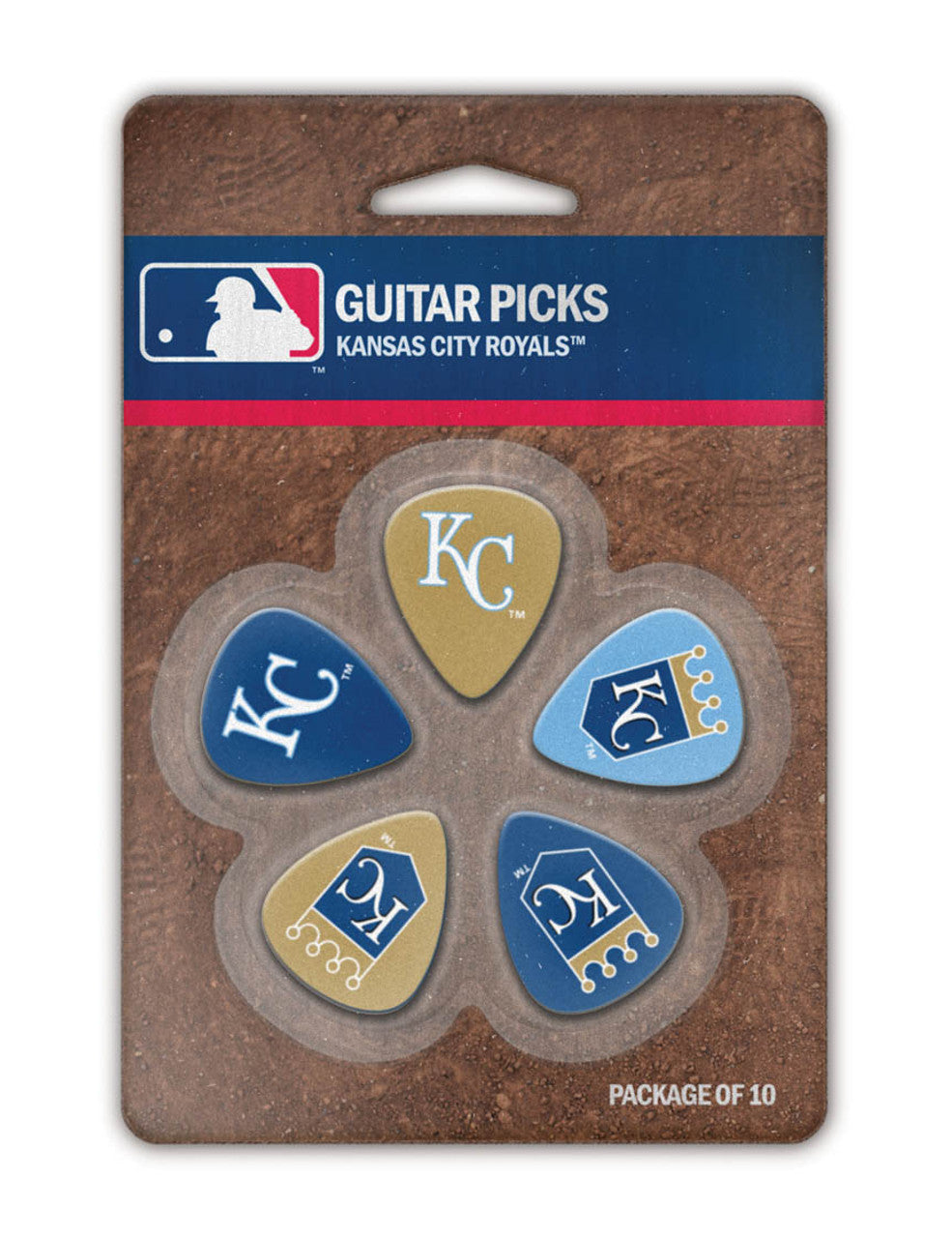 MLB Team Licensed Guitar Picks- Pack of 10