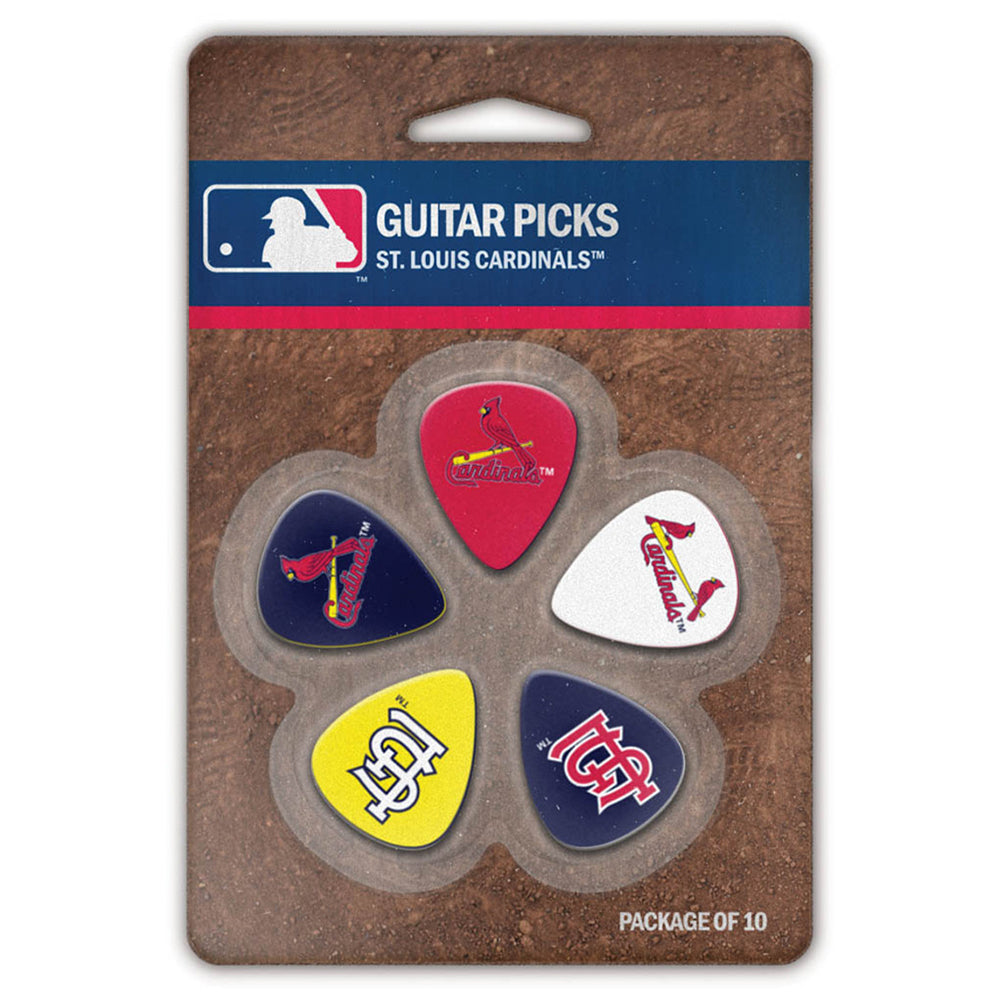 MLB Team Licensed Guitar Picks- Pack of 10