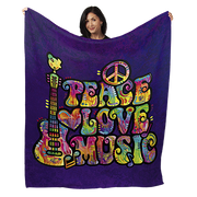 Woodstock Festival Throw Blanket