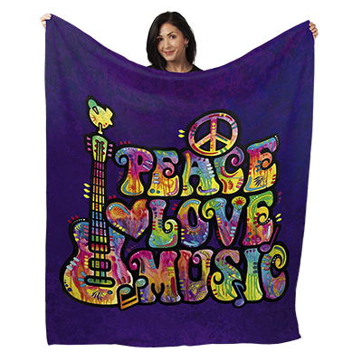 Woodstock Festival Throw Blanket