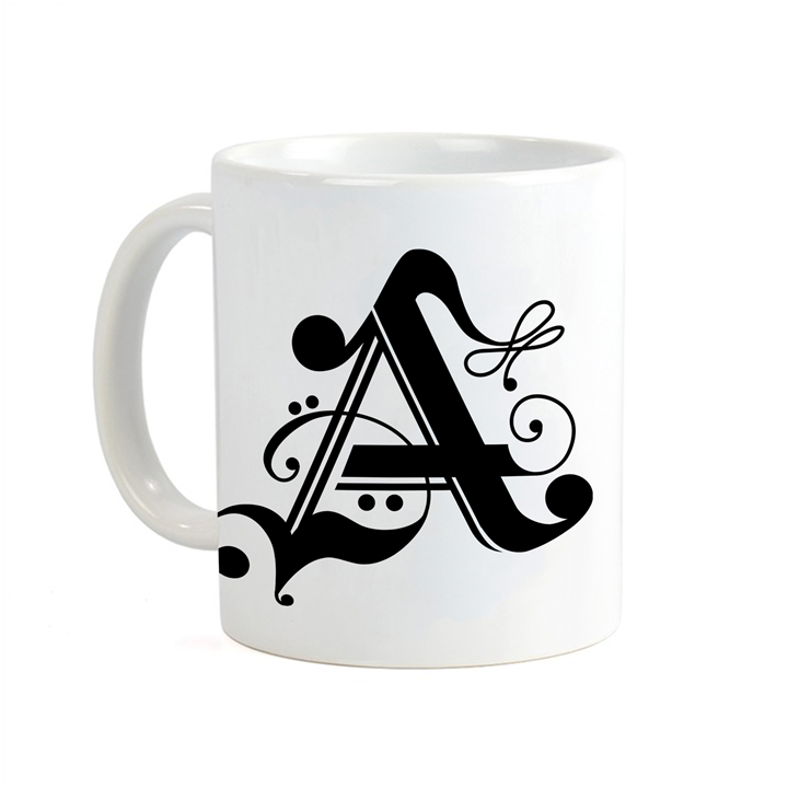 Musical Monogram Coffee Mug