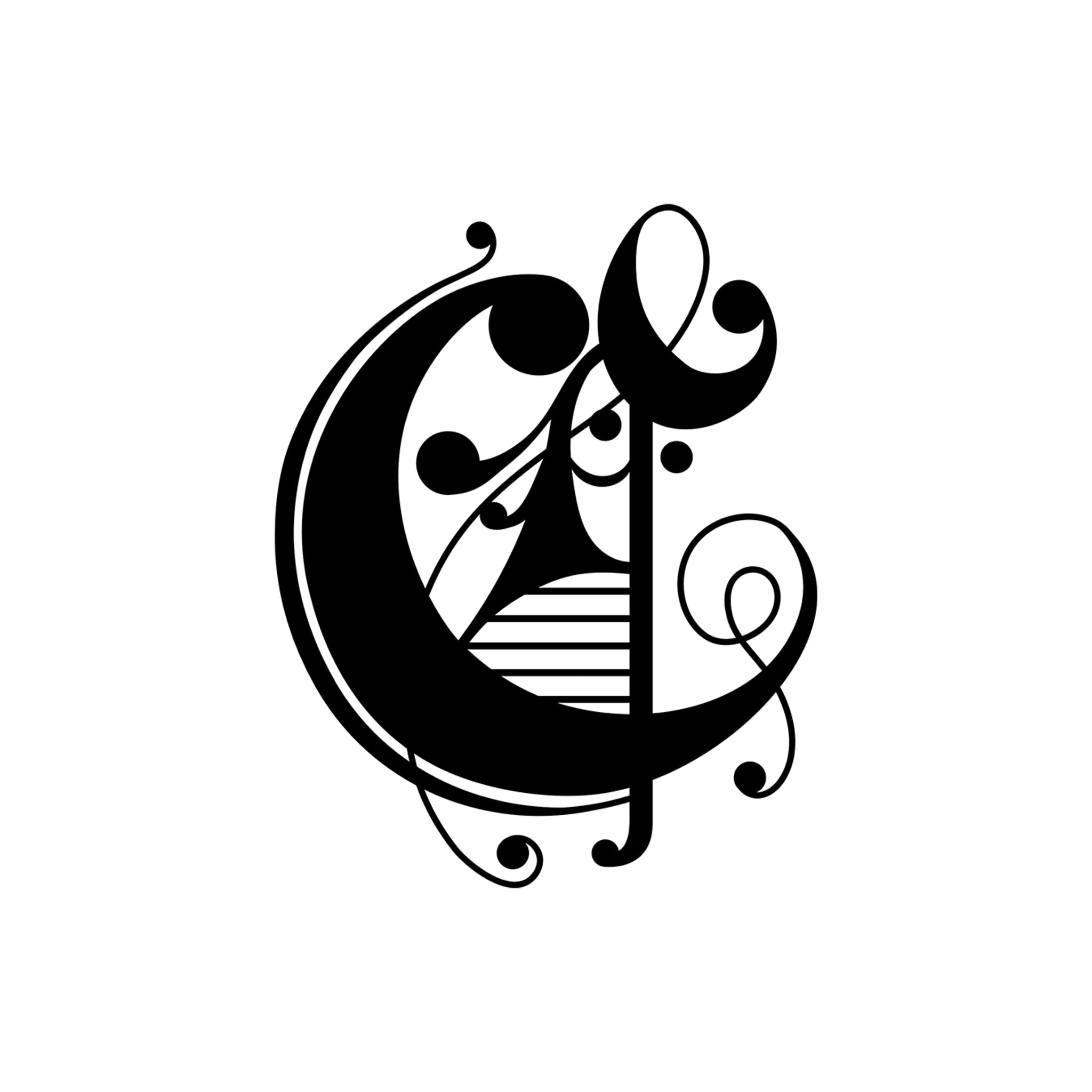 Musical Monogram Coffee Mug