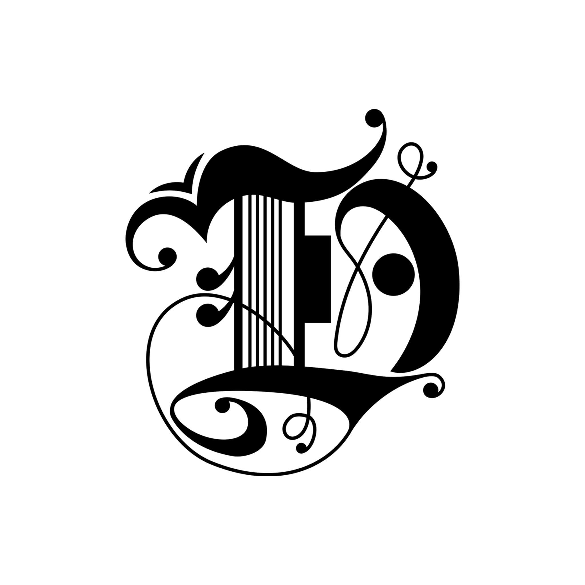 Musical Monogram Coffee Mug