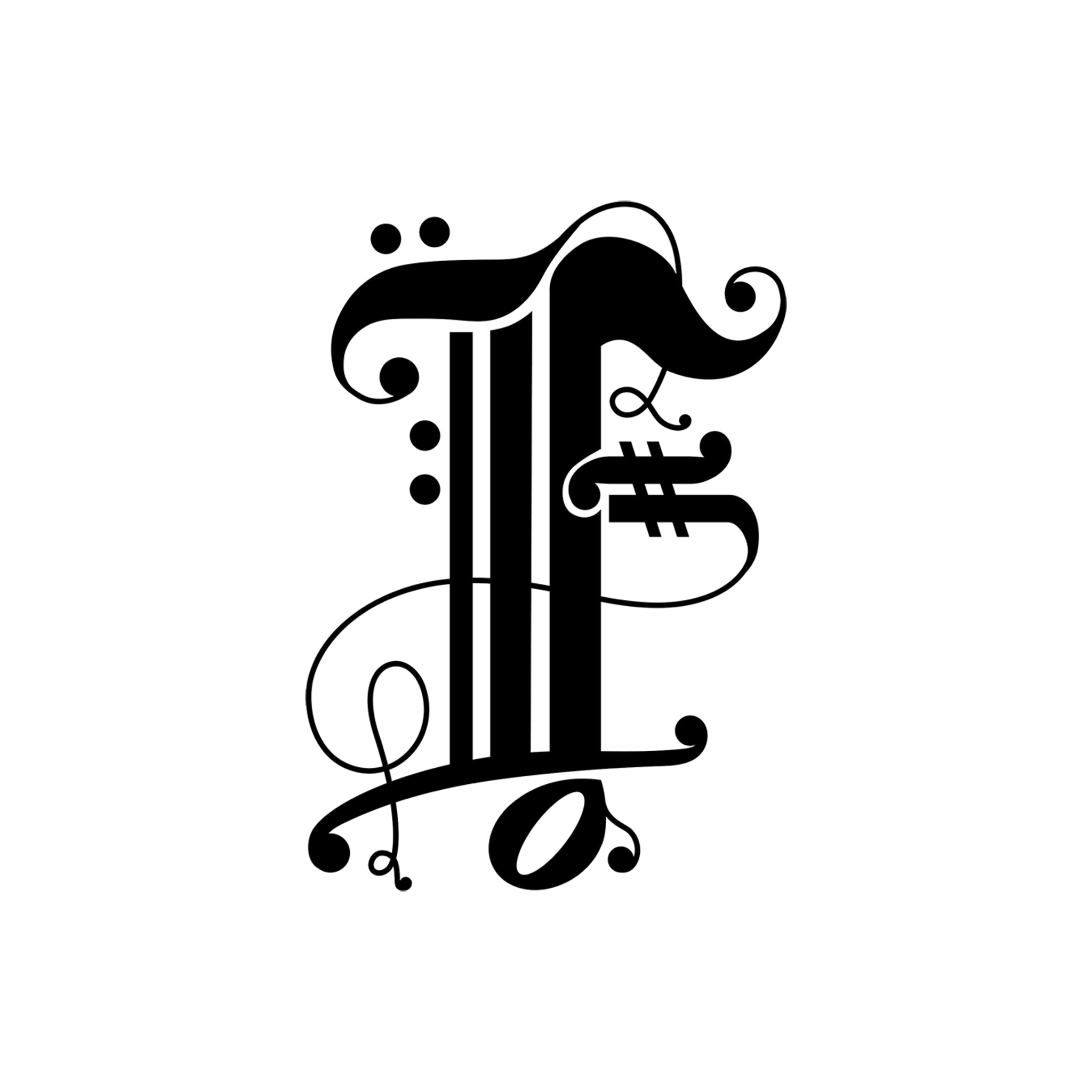 Musical Monogram Coffee Mug