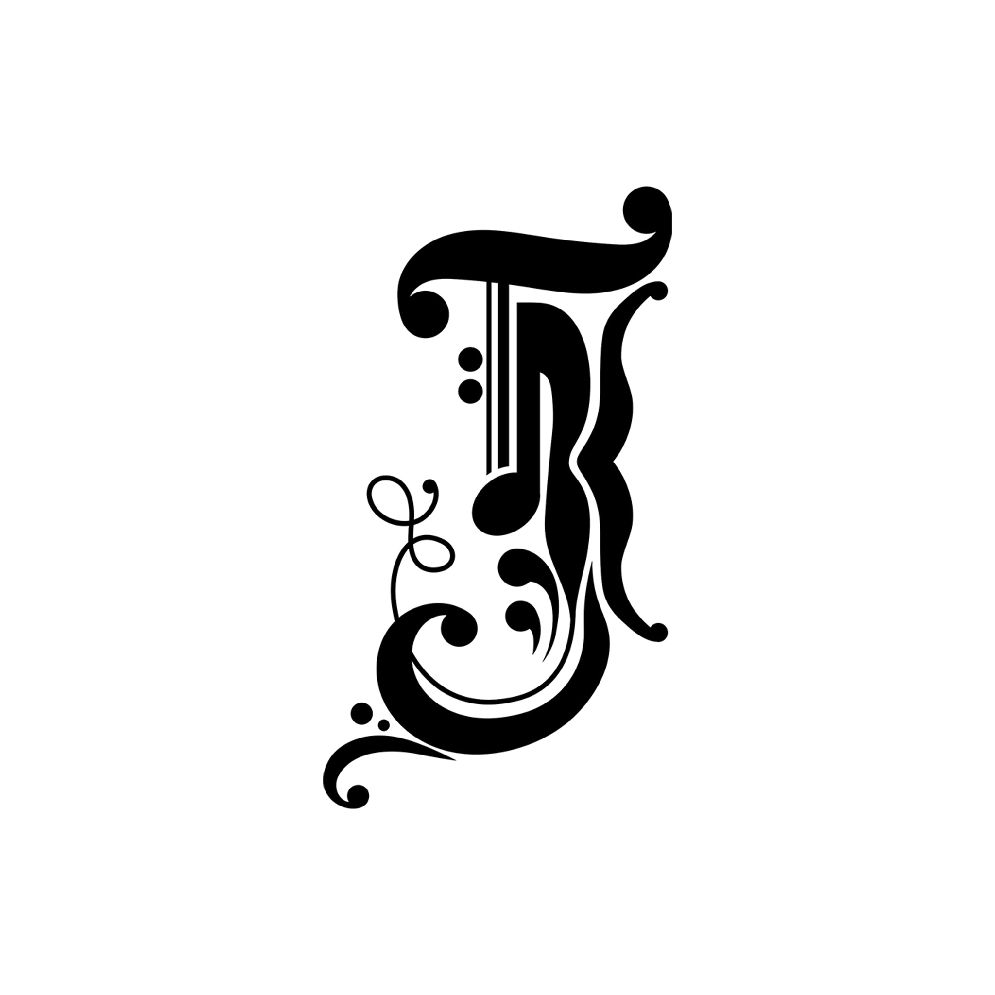 Musical Monogram Coffee Mug