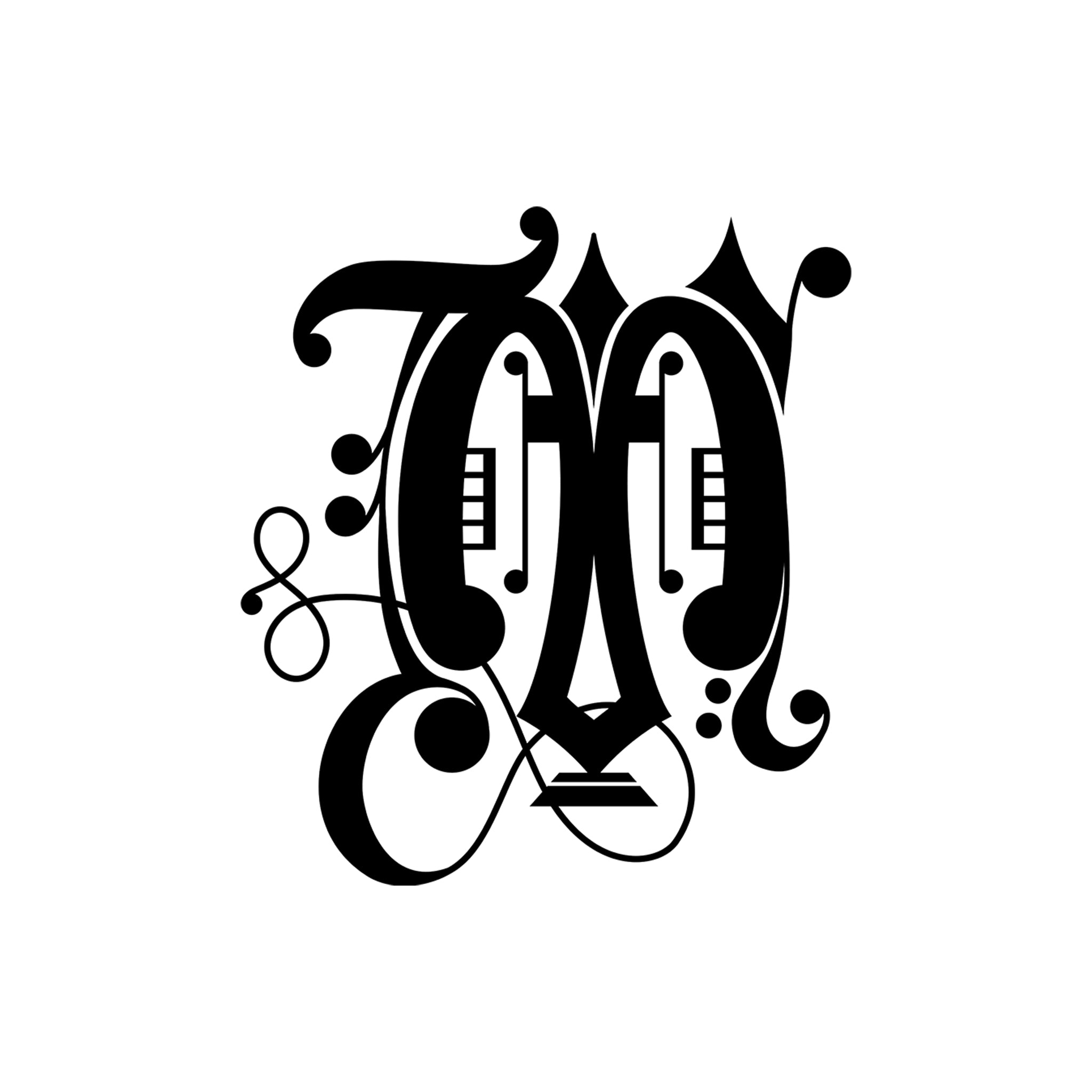 Musical Monogram Coffee Mug
