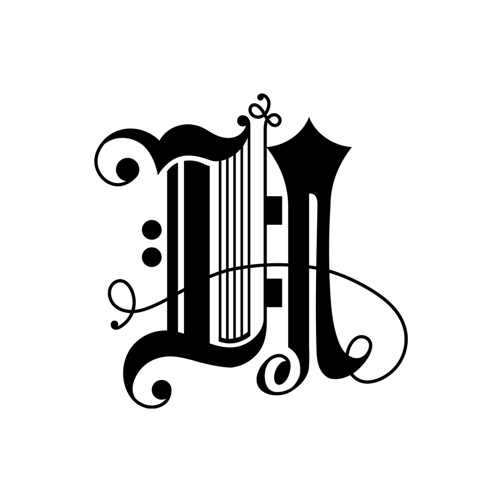 Musical Monogram Coffee Mug