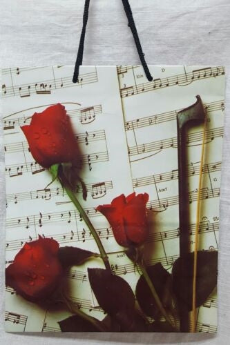 Roses and Bow Gift Bag