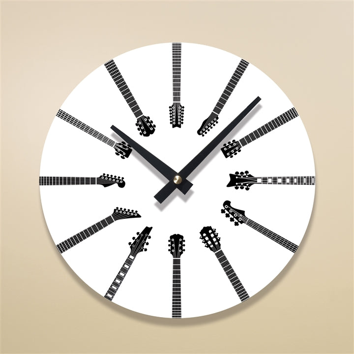 Guitar Necks Wall Clock