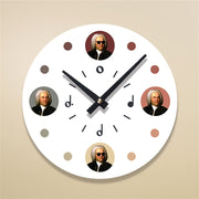 Half Past Bach Wall Clock