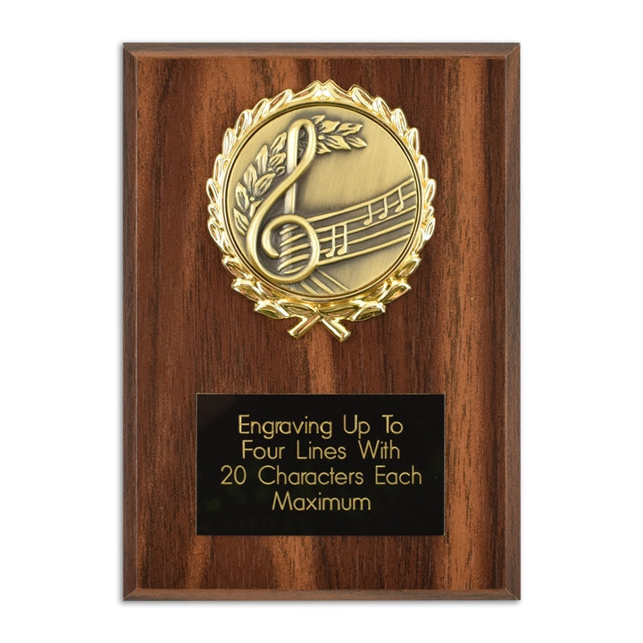 Mini Musicians Award Plaque