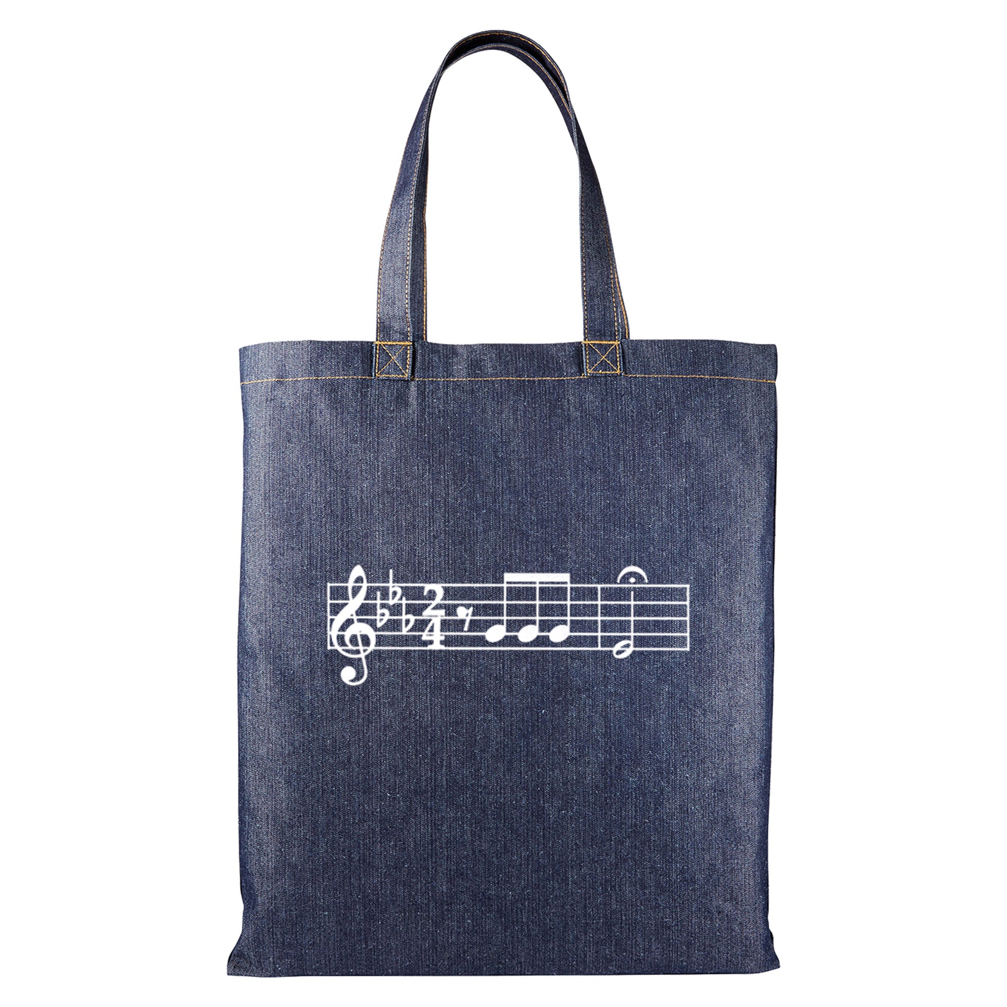 Music Expressions Denim Tote Bag