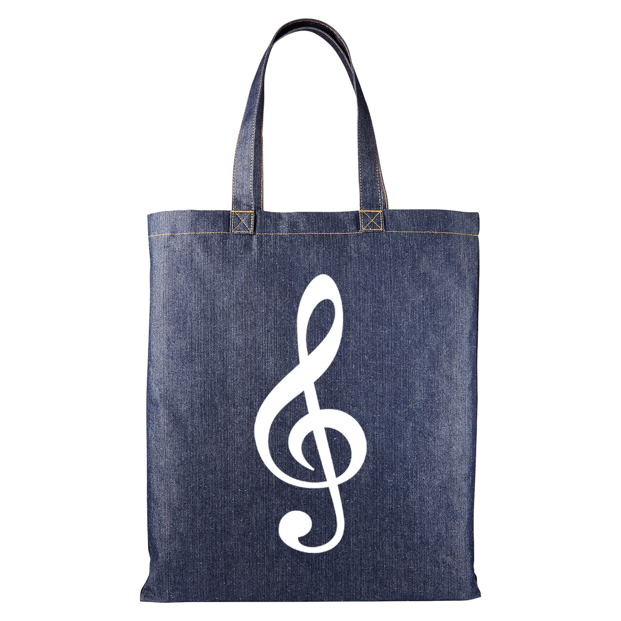 Music Expressions Denim Tote Bag