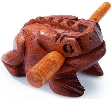 Big Ribbit the Wood Percussion Toad