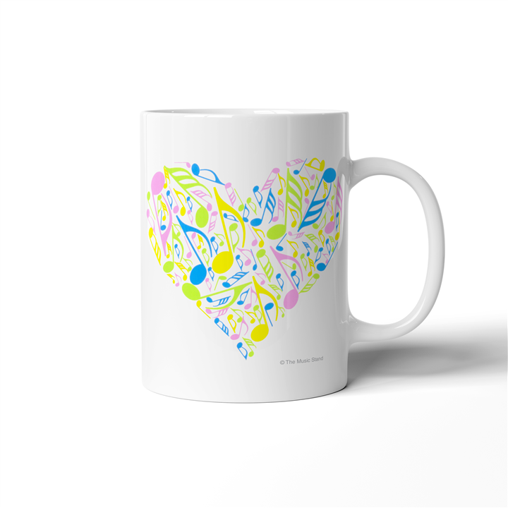 Music Heart Mug