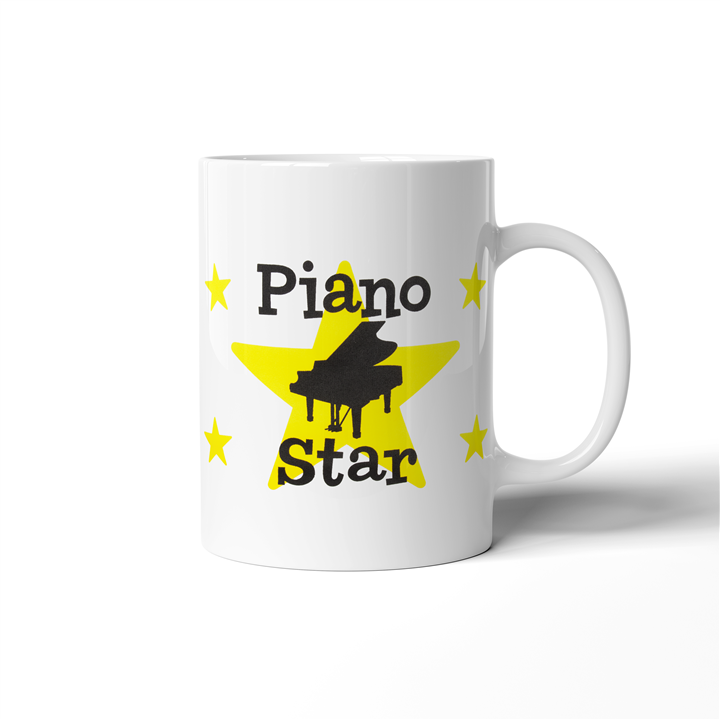 Piano Star Mug