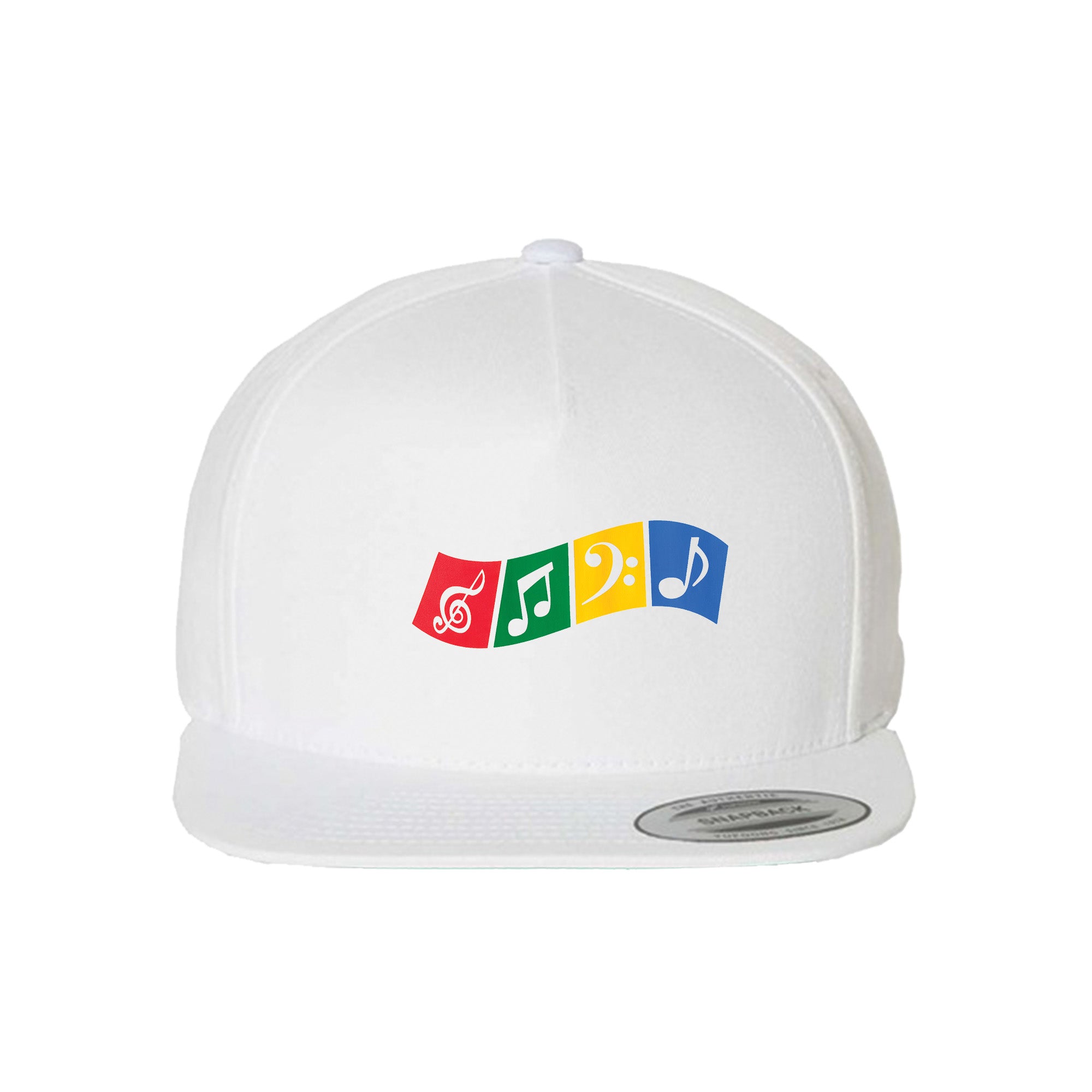 Music Symbols Snapback Cap