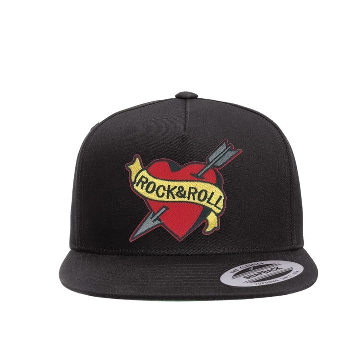 Rock N Roll Heart Patch Cap