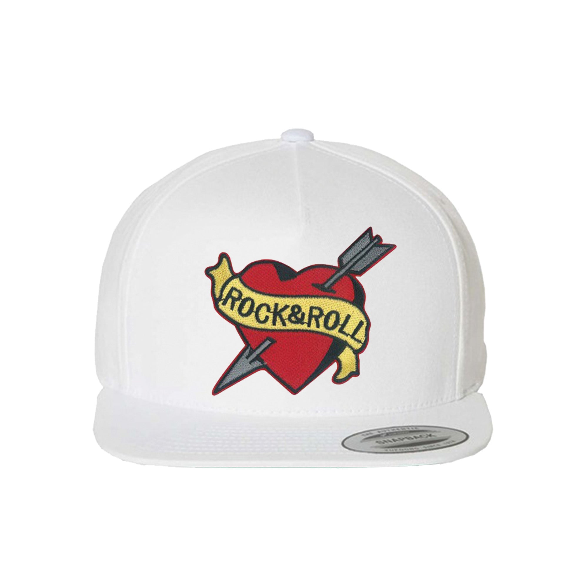 Rock N Roll Heart Patch Snapback Cap