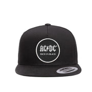 AC/DC Back In Black Patch Snapback Cap