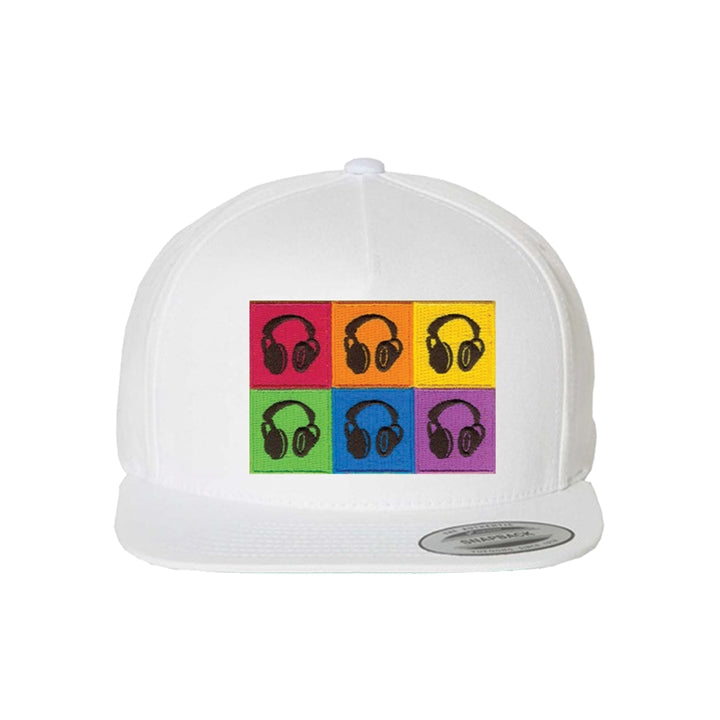 Headphone Mosaic Patch Cap