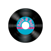 Colorful Rock & Roll Record Coasters