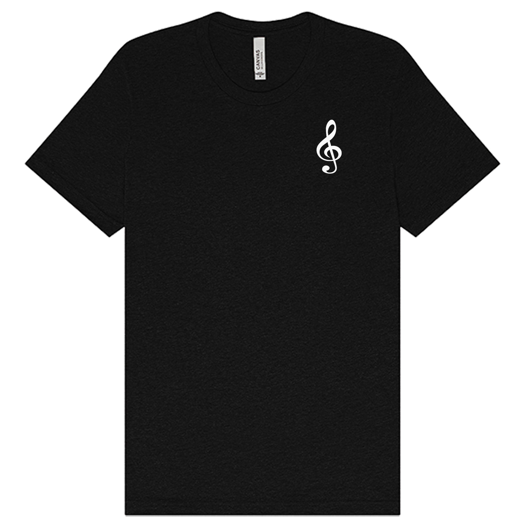 Left Chest Treble Clef T-Shirt
