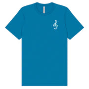 Left Chest Treble Clef T-Shirt