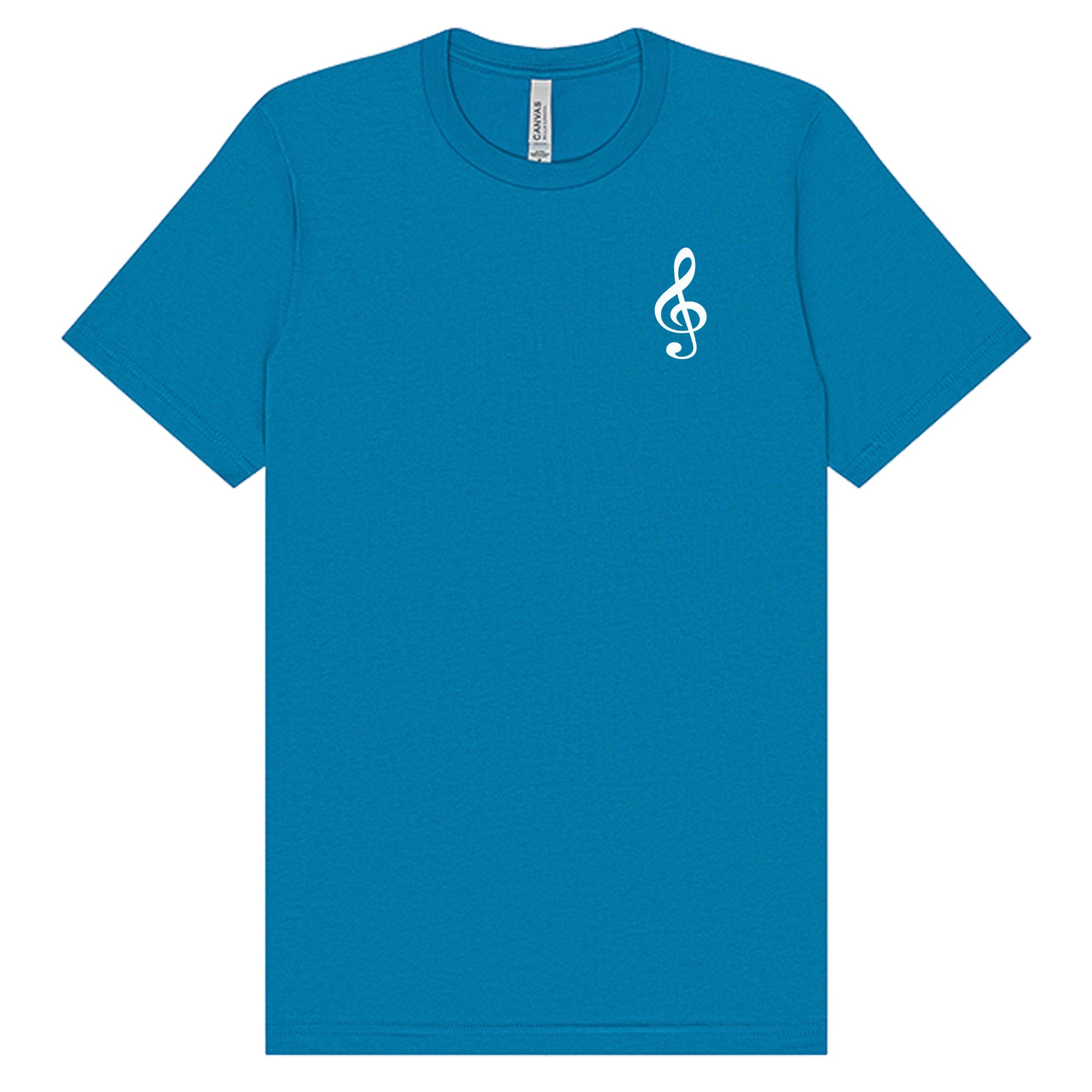 Left Chest Treble Clef T-Shirt