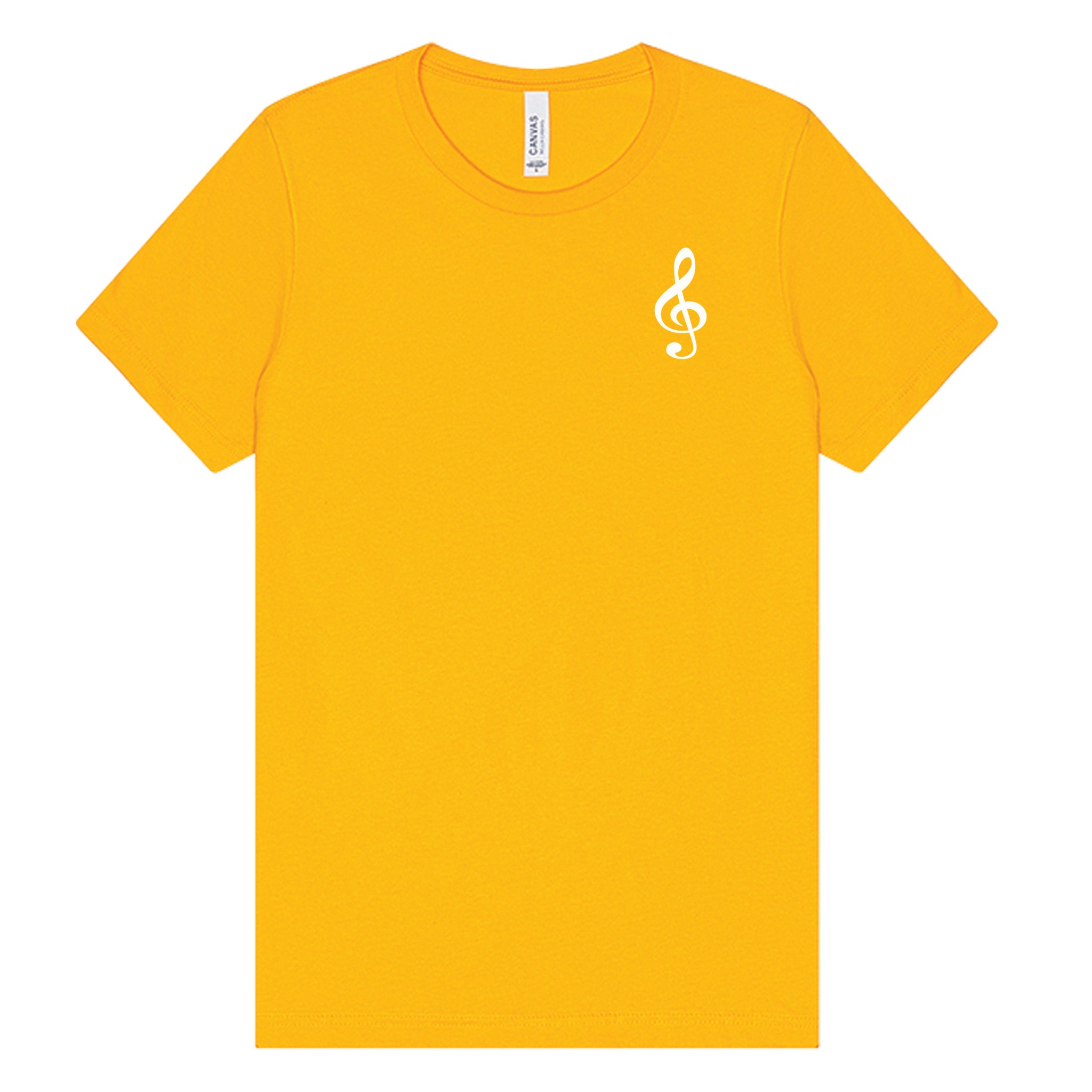 Left Chest Treble Clef T-Shirt