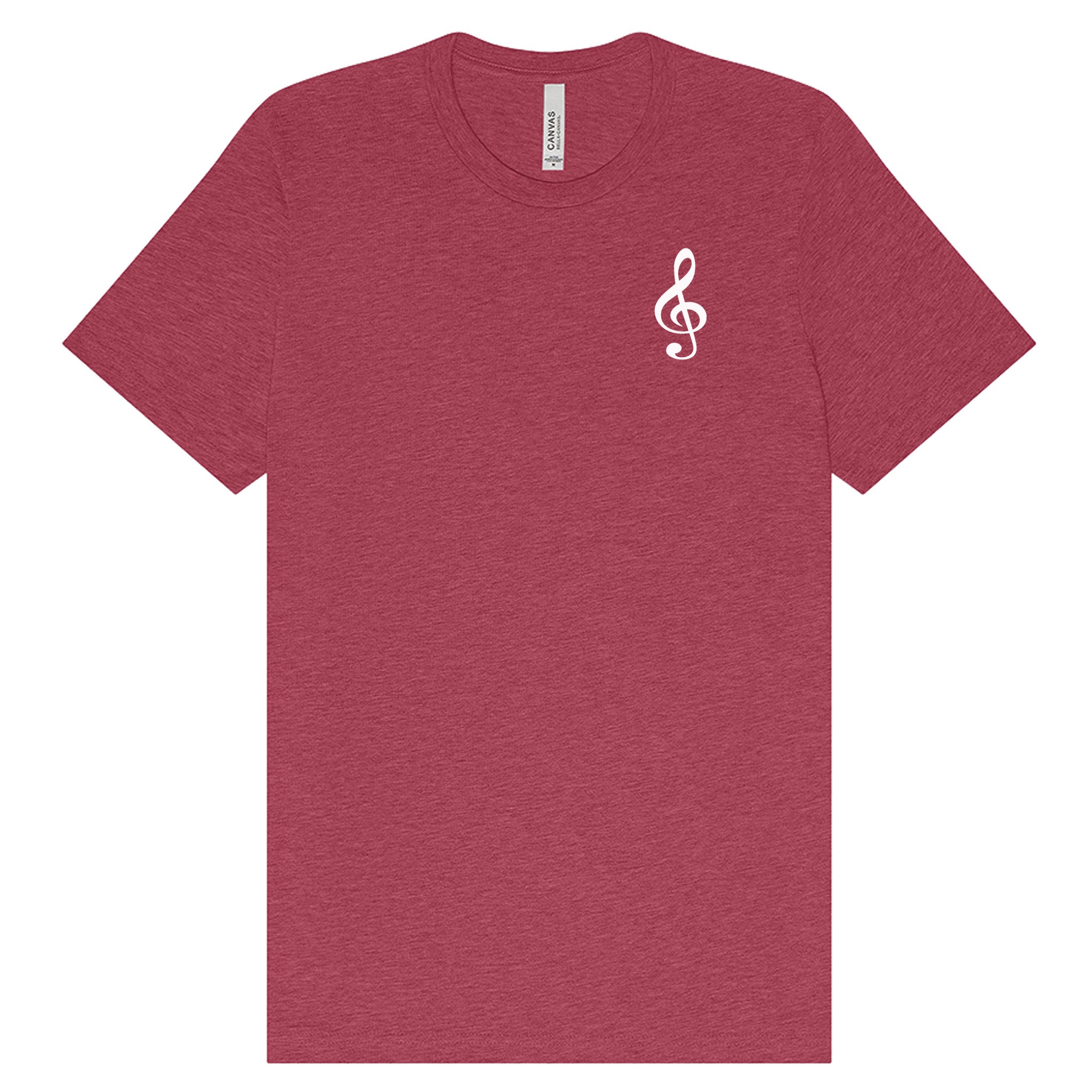 Left Chest Treble Clef T-Shirt