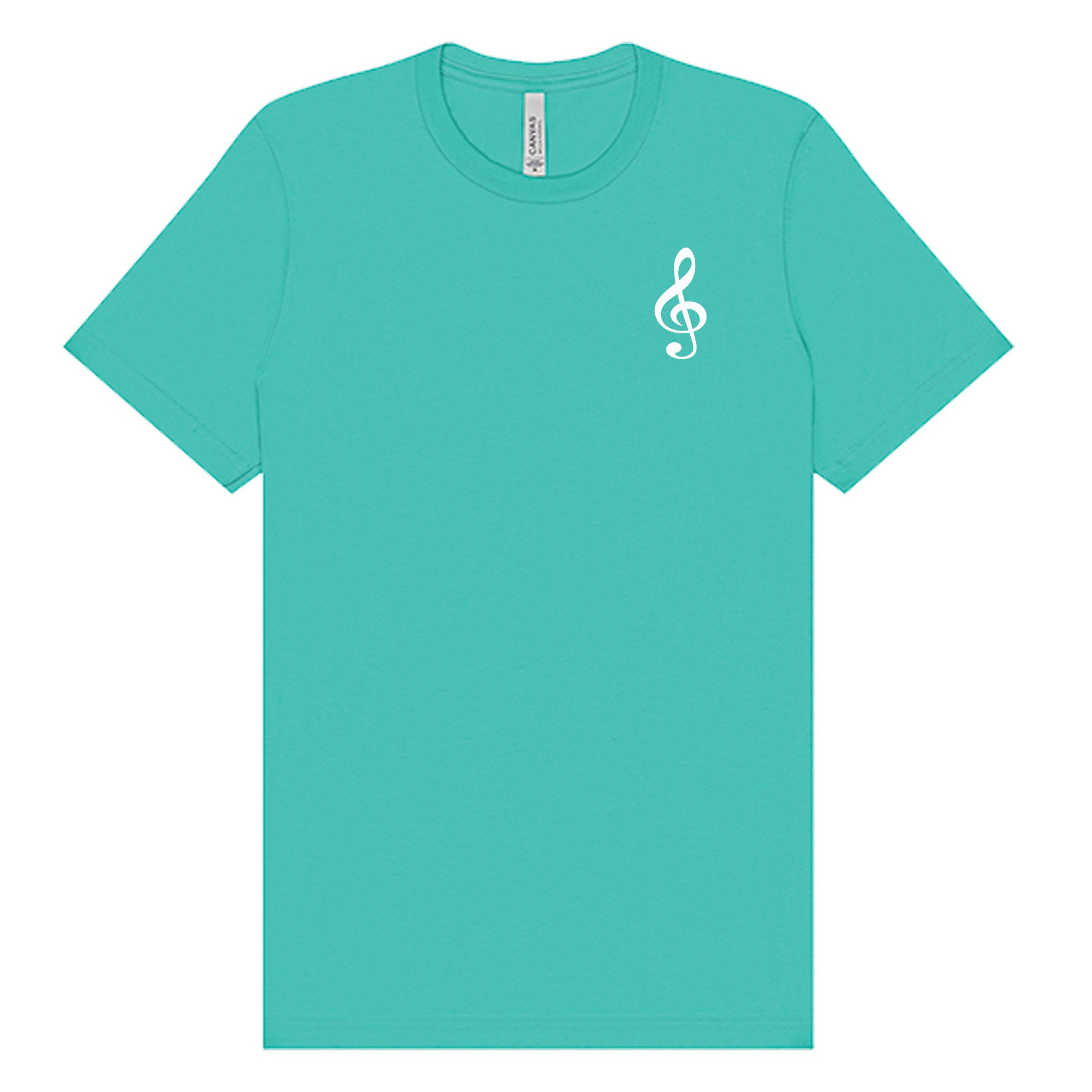 Left Chest Treble Clef T-Shirt