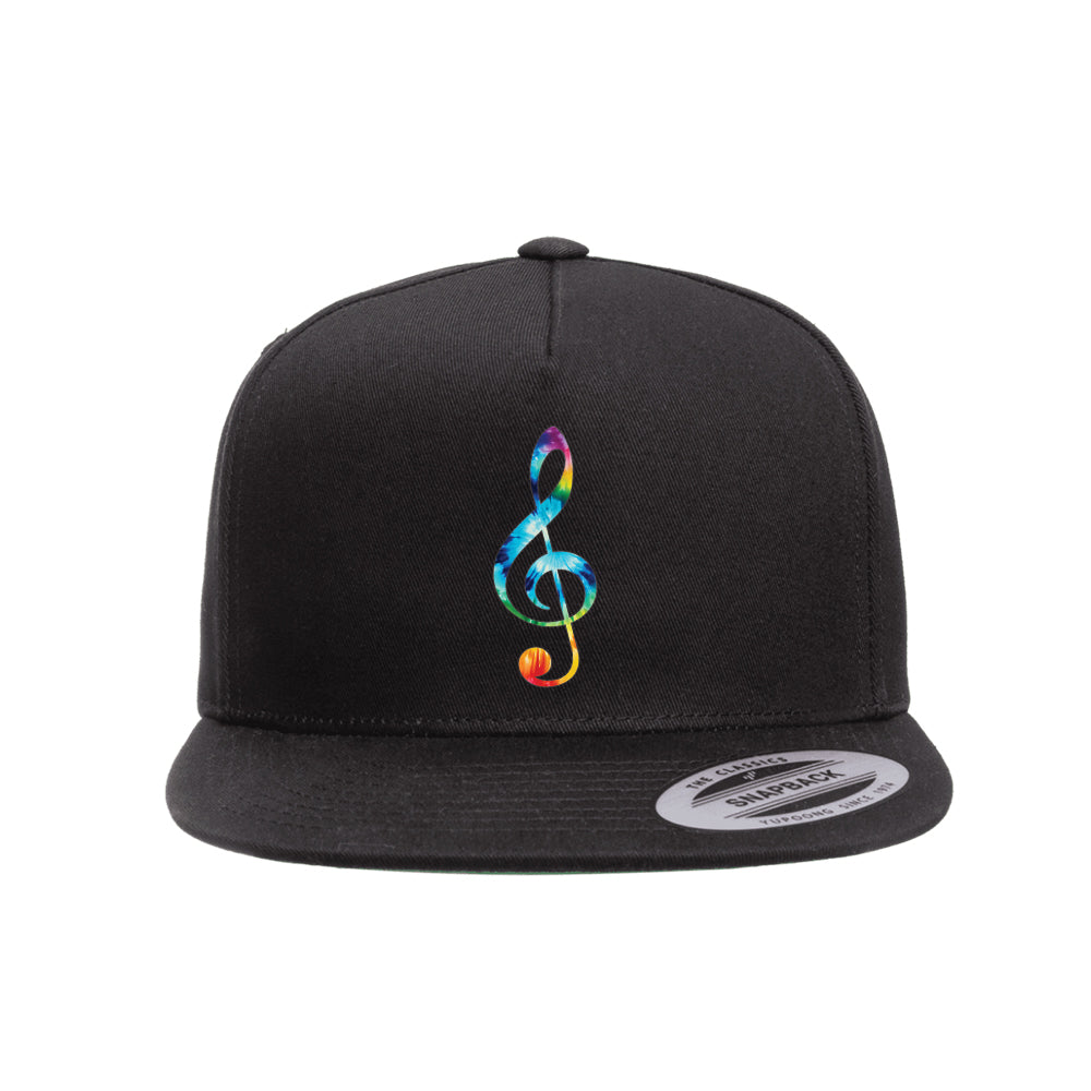 Tie Dye Music Expressions Snapback Cap