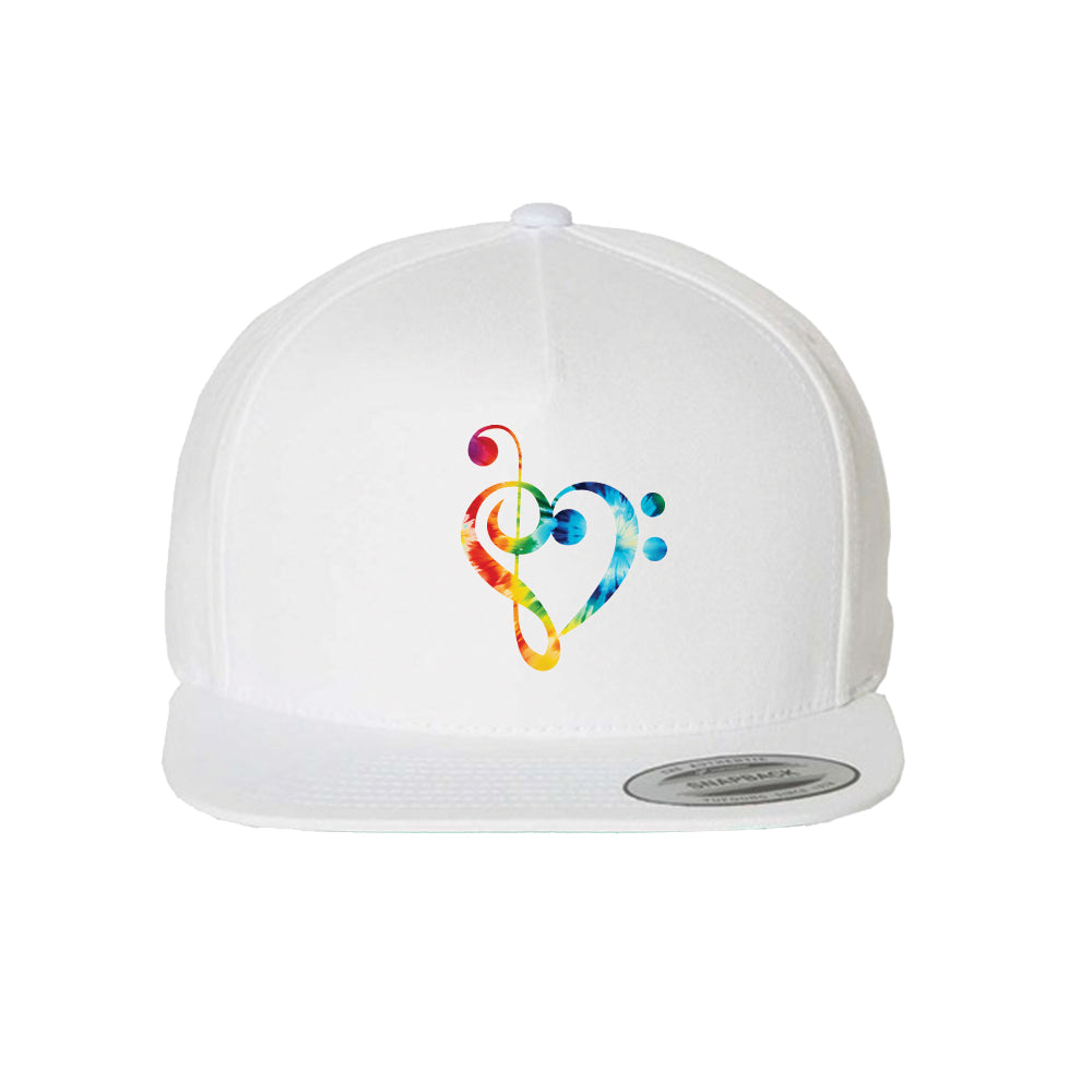 Tie Dye Music Expressions Snapback Cap