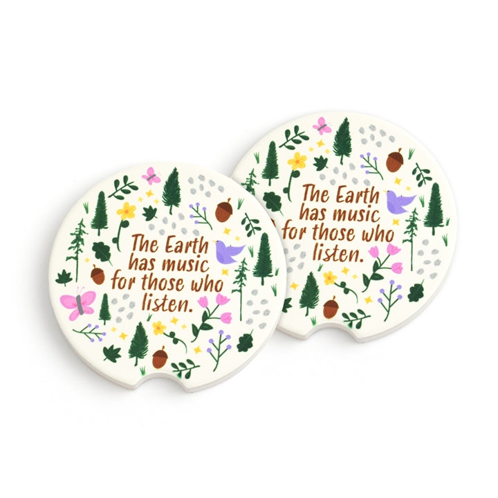 The Earth Has Music Car Coaster Set