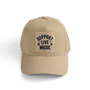 Support Live Music Structured Ball Cap