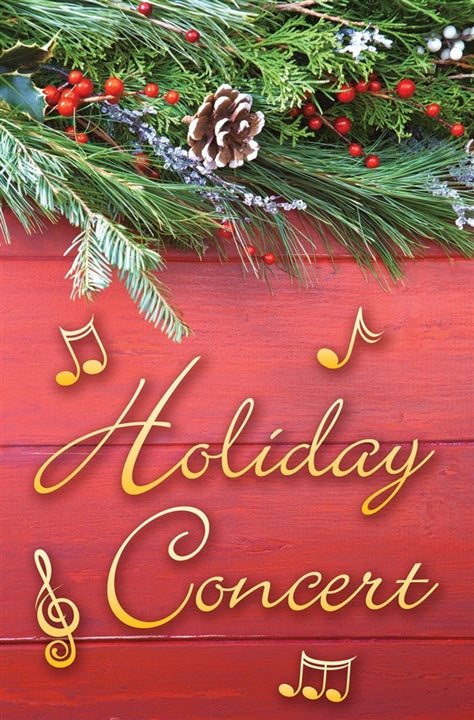 Holiday Concert Program Covers, Set of 25