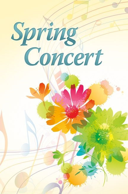 Spring Concert Program Covers, Set of 25
