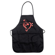 Candy Cane Clef Chef's Apron