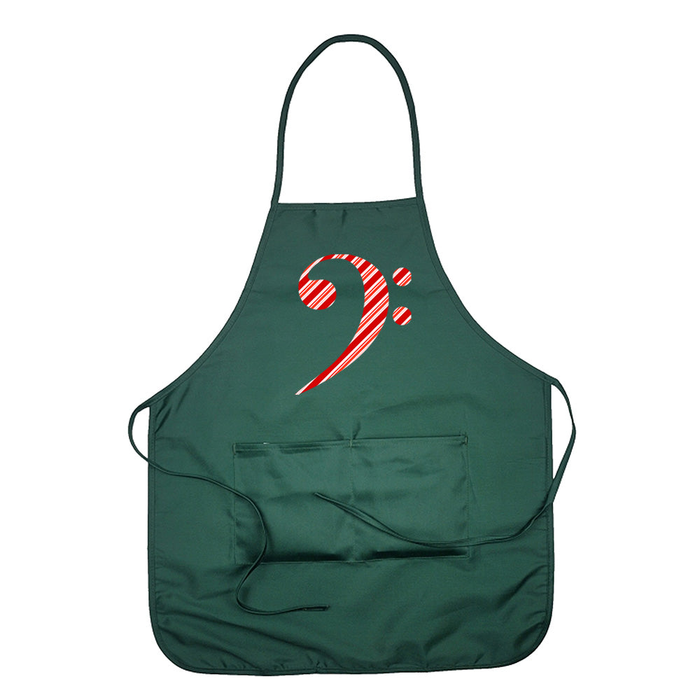 Candy Cane Clef Chef's Apron
