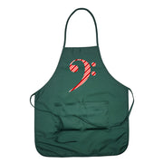 Candy Cane Clef Chef's Apron