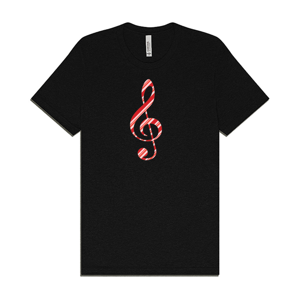 Candy Cane Treble Clef T-Shirt