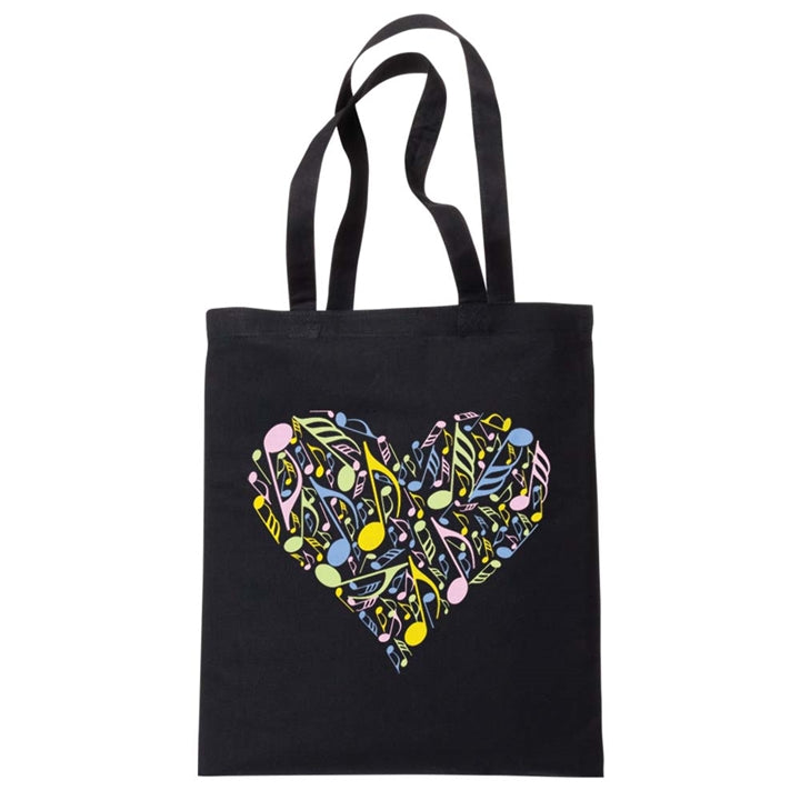 Colorful Heart Notes Tote Bag