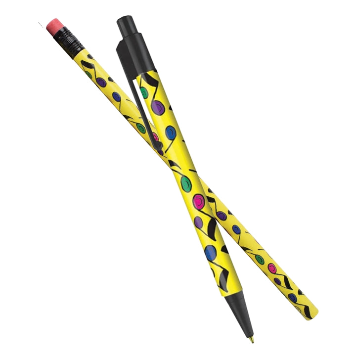 Happy Notes Colorful Pen and Pencil Set