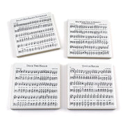 Christmas Carol Coasters - Set of 4