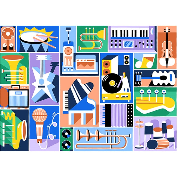 Holiyay Modern Music Puzzle