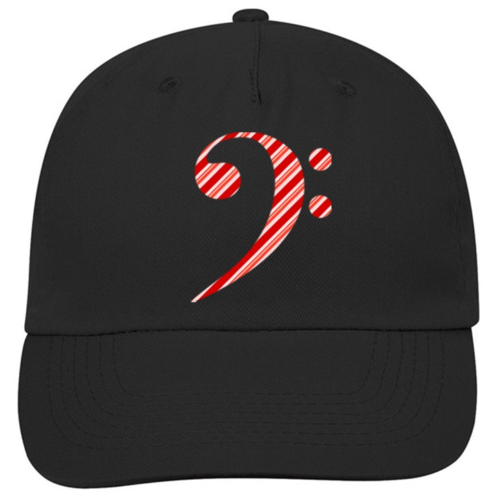 Candy Cane Clef Classic Ball Cap
