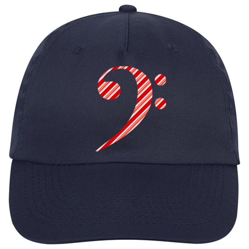 Candy Cane Clef Classic Ball Cap