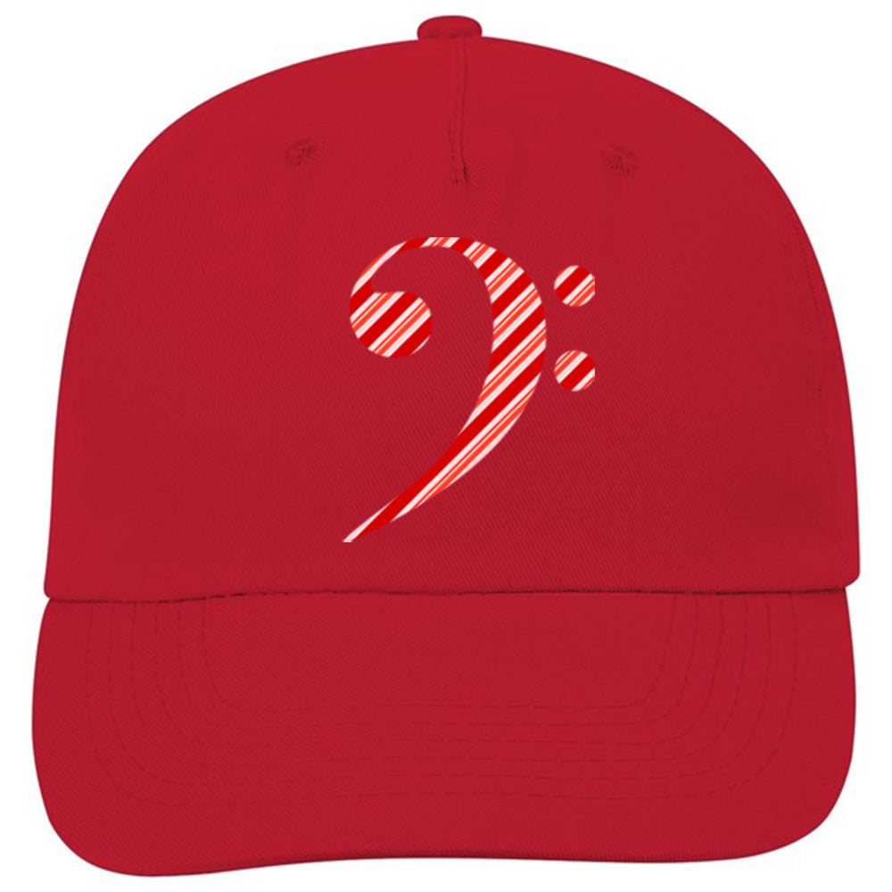 Candy Cane Clef Classic Ball Cap